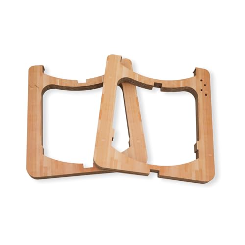 猫壱 バリバリボウルタワー 交換用支柱セット ライトブラウン 1枚目 画像