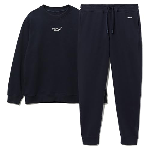 [TENTIAL] BAKUNE スウェット ウィメンズ レディース リカバリーウェア 上下セット 一般医療機器 疲労回復 抗菌機能 血行促進 バクネ 疲労回復パジャマ ルームウェア 部屋着 健康 ネイビー M TENTIAL BAKUNE スウェット ウィメンズ 実物画像・外観写真