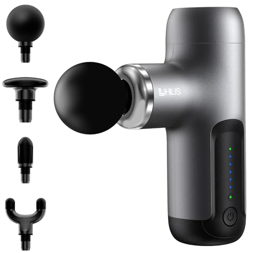 【ドイツ レッド•ドット賞受賞】筋膜リリースガン (整体院長監修) ハンディガン AI自適応モード付き LIHILIS (業界最強 小型軽量筋膜ガン) きんまくリリース電動ガン 6段階超強力振動 静音 340g超軽量 Type-C急速充電 4000mAh大容量 筋膜はがし 全身リフレッシュ道具 収納袋&日本語取扱説明書付き 誕生日プレゼント父の日 母の日 クリスマス 新年ギフト (黒) 筋膜リリースガン LIHILIS 実物画像・外観写真