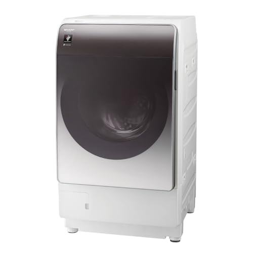 シャープ ドラム式 洗濯乾燥機 洗濯11kg 乾燥6kg 幅59.6cm ハイブリッド乾燥 洗剤自動投入 乾燥フィルター自動掃除 ES-X11B-SL 左開き クリスタルシルバー シャープ ドラム式 洗濯乾燥機 ES-X11B-SL 実物画像・外観写真