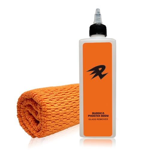 【BUDDICA PHOENIX BODY】ガラスリムーバー 300ml『 疲れない油膜除去剤 』研磨剤なしで油膜を強力分解 車用 フロント窓 20〜30面対応 ポリッシャー不要 水洗い不要の下地処理クリーナー 1枚目 画像