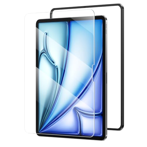 NIMASO ガラスフィルム iPad Air 11 M3 第7世代 2025用/ipad air 11インチ M2 第6世代 2024用 保護 フィルム 強化 ガラス 指紋防止 ガイド枠付き アイパッド エアー7/エアー6 NTB24E1281 NIMASO ガラスフィルム iPad Air 11 M3 第7世代 2025用 実物画像・外観写真