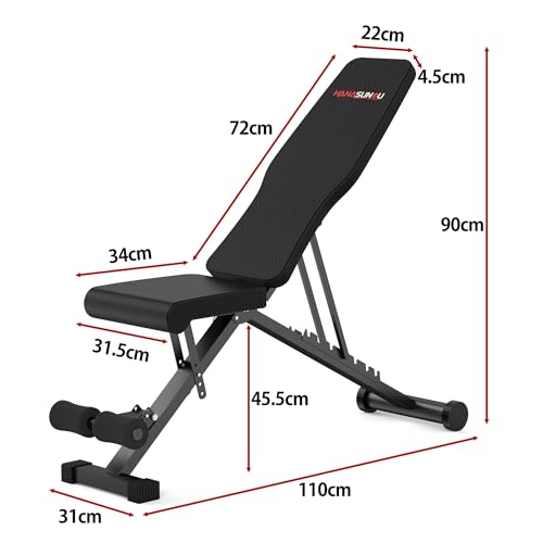 【日本企業】トレーニングベンチ インクラインベンチ 折り畳み式 耐荷重300KG 2年保証 組立不要 角度調節 マルチシットアップベンチ 腹筋 背筋 全身筋トレ 家庭用（ブラック） 最後 画像