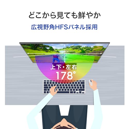 IODATA ゲーミングモニター 24.5インチ GigaCrysta 240Hz 1ms HDR AdaptiveSync 搭載 HFSパネル ブラック 無輝点保証 (HDMI/DisplayPort/VESA/チルト角調整/日本メーカー) EX-GD251UH 中間 画像