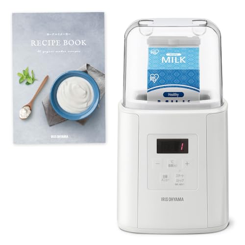 ＼メディアで紹介されました！／アイリスオーヤマ ヨーグルトメーカー 豆乳パック対応 甘酒メーカー 飲むヨーグルト 低温調理 自動メニュー レシピ付き IYM-016-W ホワイト アイリスオーヤマ ヨーグルトメーカー IYM-016-W 実物画像・外観写真