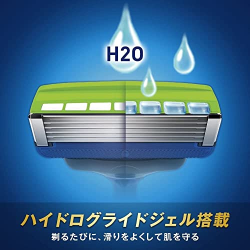 Schick(シック) ハイドロ5プレミアム 敏感肌 クラブパック(ホルダー(刃付き)+替刃16コ) 髭剃り カミソリ 男性用 シルバー 中間 画像