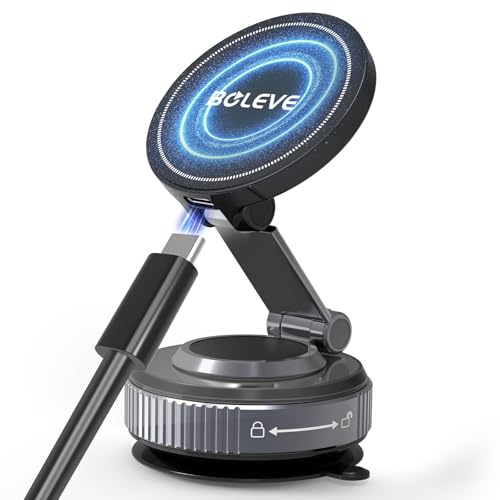 【2025新登場・15W急速充電】スマホホルダー 車 ワイヤレス充電 マグネット【ナノジェル吸盤・360°回転】MagSafe 車載ホルダー 超強N55磁石 折りたたみ式 カー用品 片手操作【非MagSafe機種OK/吸盤水洗いOK/革もOK/跡残らず】iPhone 17/iPhone 17 Pro/iPhone 16/Sony/Galaxy/HUAWEI/Google/その他Qi機種 スマホホルダー 車 ワイヤレス充電 実物画像・外観写真