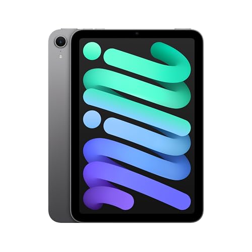 Apple iPad mini(A17 Pro):Apple Intelligence、8.3 インチ Liquid Retina ディスプレ イ、512GB、Wi-Fi 6E、12MP フロントカメラ/12MP バックカメ ラ、Touch ID、一日中使えるバッテリー ‒ スペースグレイ Apple iPad mini A17 Pro 実物画像・外観写真