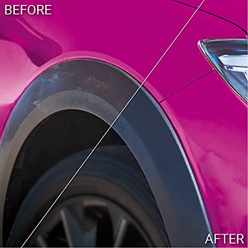 ペルシード(Pellucid) 洗車ケミカル 未塗装樹脂専用コーティング剤 ガラスコーティング PCD-25 バンパー&モール用 黒樹脂復活 1年耐久 中間 画像