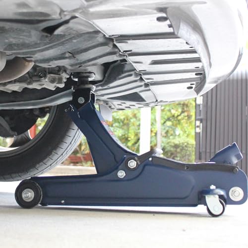 メルテック(meltec) 車用 油圧フロアージャッキ 2t ローダウン 最高値/最低値 335(365)/85(115)mm ジャッキタッチメント・サドル(30mmUP)付 Meltec FA-24 最後 画像