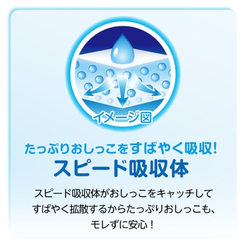 【パンツ Lサイズ】グーン ぐんぐん吸収パンツ おむつ (9~14kg) 174枚(58枚×3) [ケース販売] 【Amazon.co.jp限定】 ≪ディズニーデザイン≫ 中間 画像