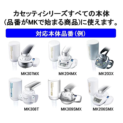 【Amazon.co.jp限定】 東レ トレビーノ MKC.MXJ×3個セット カセッティシリーズ (高除去/13項目クリア) 交換用 カートリッジ 浄水器 蛇口 直結型 日本製 MKC.MX2J-MXSET 最後 画像
