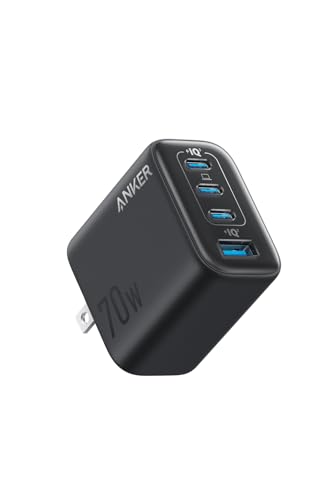 Anker Zolo Charger (70W, 4 Ports) ブラック【 PD対応/PSE技術基準適合】iPhone シリーズ/Air MacBook Windows PC iPad Galaxy Android スマートフォン ノートPC 各種 その他機器対応 1枚目 画像