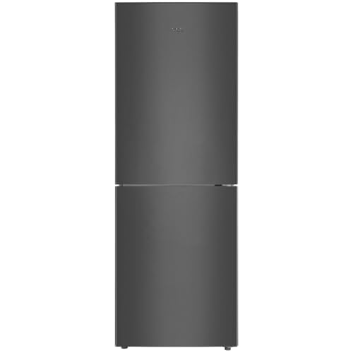 TCL 冷蔵庫 幅55cm 186L P186BFN 2ドア ファン式 自動霜取り 右開きタイプ 野菜ケース 大容量冷凍室 静音 スリム 省スペース ひとり暮らし 新生活 グレー 1枚目 画像