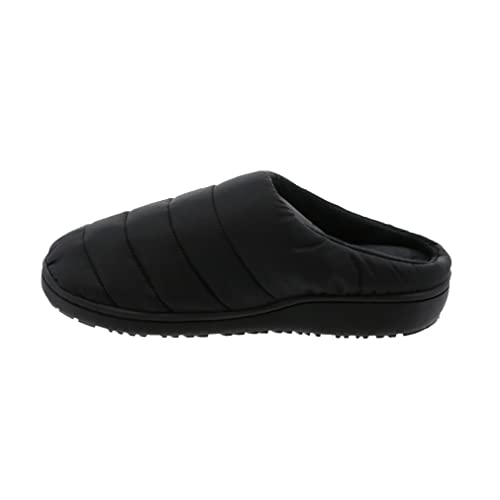 [SUBU] スブ サンダル 冬用サンダル スリッパ レディース メンズ 暖かい ルームシューズ ダウン 外履き 防寒 つっかけ 男女兼用 ユニセックス F LINE ブラック BLACK SB-135 [並行輸入品] 最後 画像