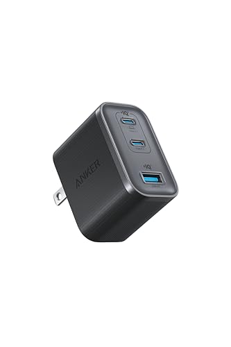 Anker Nano Charger (70W, 3 Ports) ブラック【 PD対応/PSE技術基準適合/折りたたみ式プラグ】iPhone 17 / 16 / 15シリーズ / Air MacBook Windows PC iPad Galaxy Android スマートフォン ノートPC 各種 その他機器対応 Anker Nano Charger 70W 3 Ports 実物画像・外観写真