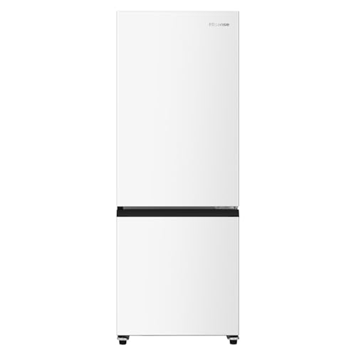 ハイセンス 冷蔵庫 幅48.1cm 162L 自動霜取り 一人暮らし スリム 大容量冷蔵室 耐熱トップテーブル 右開き 2ドア コンパクト HR-D15F ホワイト 1枚目 画像