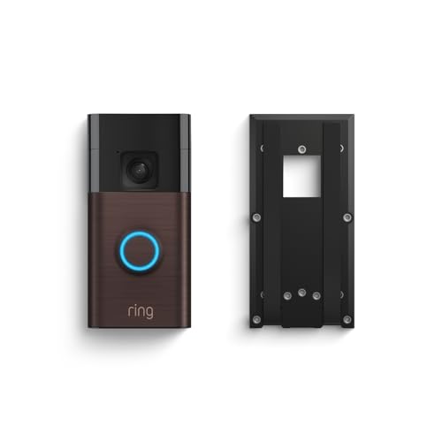 Ring Battery Doorbell (リング ドアベル バッテリーモデル)+穴あけ不要取付台 | Ring Home プラン30日間無料体験付き - ベネチアンブロンズ 1枚目 画像