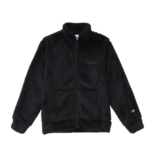 アウター ボアフリース スクリプトロゴ 刺繍 ハイネック ジップフーデッドジャケット C3-L616Z-090-L 1枚目 画像