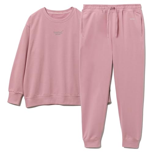 [TENTIAL] BAKUNE スウェット ウィメンズ レディース リカバリーウェア 上下セット 一般医療機器 疲労回復 抗菌機能 血行促進 バクネ 疲労回復パジャマ ルームウェア 部屋着 健康 ピンク M [TENTIAL] BAKUNE スウェット ウィメンズ 実物画像・外観写真