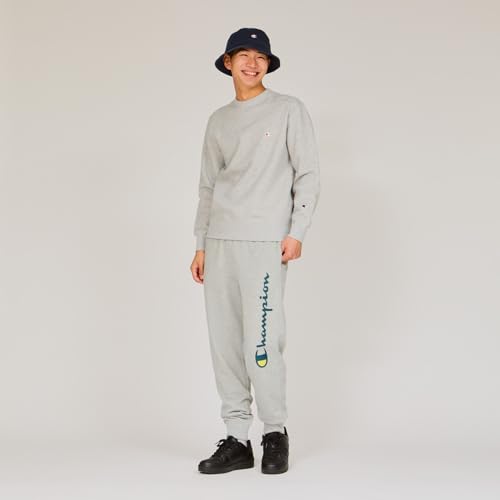 スウェット 長袖 ワンポイントロゴ 刺繍 クルーネックスウェットシャツ C3-W005Z-070-L 中間 画像