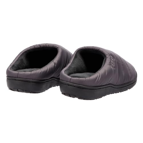 [SUBU] スブ サンダル 冬用サンダル スリッパ レディース メンズ 暖かい ルームシューズ ダウン 外履き 防寒 つっかけ 男女兼用 ユニセックス F LINE スチールグレー STEEL GRAY SB-235 [並行輸入品] 中間 画像