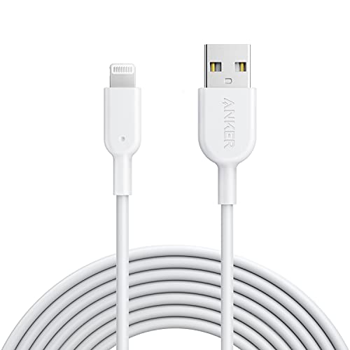 Anker PowerLine II ライトニングUSBケーブル【Apple MFi認証取得 / 超高耐久】iPhone / iPad / iPod各種対応 (3.0m ホワイト) 1枚目 画像