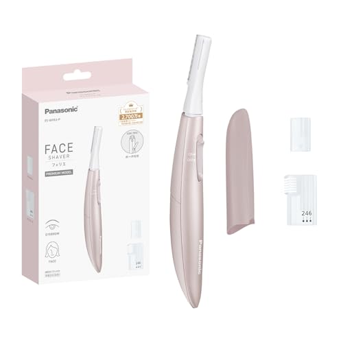 パナソニック フェイスシェーバー フェリエ ウブ毛 眉毛 乾電池式 ピンク ES-WF63-P 1枚目 画像