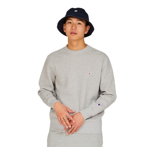 スウェット 長袖 ワンポイントロゴ 刺繍 クルーネックスウェットシャツ C3-W005Z-070-L スウェット 長袖 ワンポイントロゴ 刺繍 クルーネックスウェットシャツ C3-W005Z-070-L 実物画像・外観写真