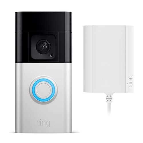 Ring Battery Doorbell Plus (リング ドアベルプラス バッテリーモデル) + プラグインアダプター セット | Ring Homeプラン30日間無料体験 1枚目 画像