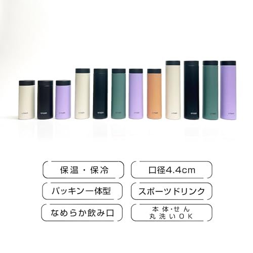 【食洗器対応・パッキン一体モデル】 タイガー魔法瓶(TIGER) 水筒 500ml 白湯OK スクリューステンレスボトル ふたとパッキンが一体化で洗うのは2点のみ らくらくキャップ 真空断熱 マグ 保温保冷 タンブラー利用可 イーグレットホワイト MMZーW050WK 最後 画像