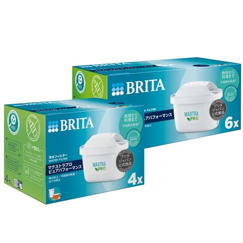 ブリタ カートリッジ 浄水器 ポット型 交換用 10個入 セット PFOS/PFOA除去試験済 【日本正規品】 マクストラプロ カートリッジ ピュアパフォーマンス【セット買い】 ブリタ カートリッジ 浄水器 ポット型 交換用 10個入 セット 実物画像・外観写真