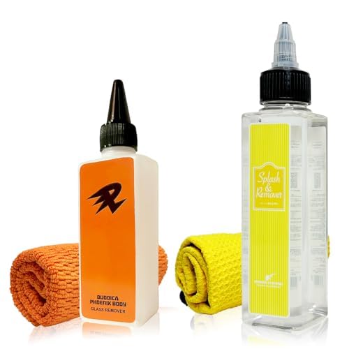 【ながら洗車】 イージーガラスセット『 洗車なしで3分でできる油膜除去&強撥水剤 』窓ガラス用 下地処理 撥水剤 1枚目 画像