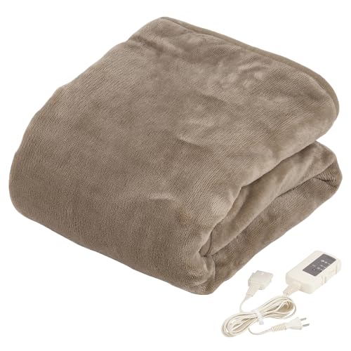 Mofua 電気毛布 洗える敷毛布 130×80cm シングル 表面フランネル 温度調節無段階 ダニ退治 頭寒足熱配線 足元 モフア MFD401H-H Mofua 電気毛布 洗える敷毛布 130×80cm シングル 表面フランネル 温度調節無段階 ダニ退治 頭寒足熱配線 足元 モフア MFD401H-H 実物画像・外観写真