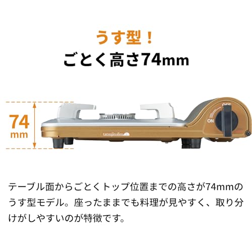 【セット買い】イワタニ Iwatani 岩谷 カセットガス 達人スリムV CB-TS-5 + 焼肉プレート (L) CB-A-YPL セット 中間 画像