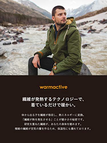 [fun.] WARMACTIVE メンズ タイツ BLACK L 帝人フロンティア企画 中間 画像