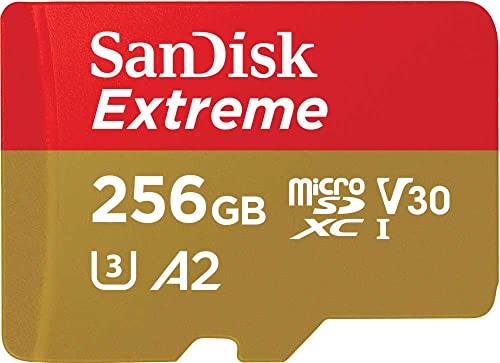 【 サンディスク 正規品 】 SanDisk microSD カード 256GB UHS-I U3 V30 書込最大130MB/s Full HD & 4K アクションカメラ Extreme SDSQXAV-256G-GH3MA 簡易デザインパッケージ 無期限保証 1枚目 画像