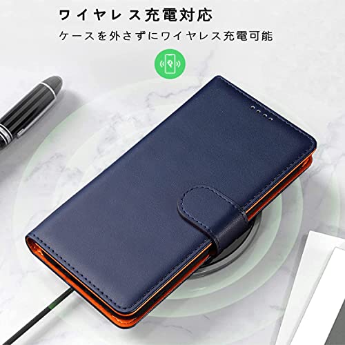 【J.DL直営店】 iPhone 16e ケース 手帳型 16e手帳 スマホケース 手帳型 あいふぉん 16e 携帯カバー 高級PUレザー 耐衝撃 耐摩擦 全面保護 マグネット式 カード収納 スタンド機能 手触りが良い 人気 上質 iPhone 16e(2025) 6.1インチ対応（ブルー） 中間 画像