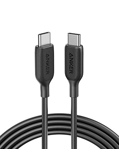 Anker PowerLine III USB-C & USB-C 2.0 ケーブル (1.8m ブラック) 超高耐久 60W USB PD対応 iPhone 16 / 15 MacBook Pro/Air iPad Pro Galaxy 等対応 1枚目 画像