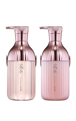 リファミルクプロテイン/ReFa MILK PROTEIN（セット） (ピンク, シャンプー ＆トリートメントセット) リファミルクプロテイン 実物画像・外観写真