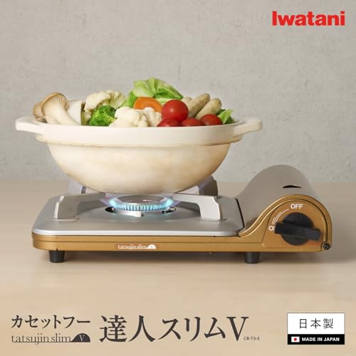 【セット買い】イワタニ Iwatani 岩谷 カセットガス 達人スリムV CB-TS-5 + 焼肉プレート (L) CB-A-YPL セット 最後 画像
