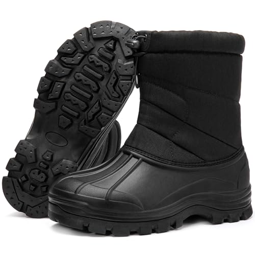 [SOARHOPE] スノーブーツ メンズ 防寒 防水 ブーツ スノーシューズ ウィンターブーツ 冬 雪 靴 アウトドア レッキング シューズ 男性 防水 裏起毛 ボア 保暖 滑り止め カジュアル 通勤 SOARHOPE スノーブーツ メンズ 実物画像・外観写真