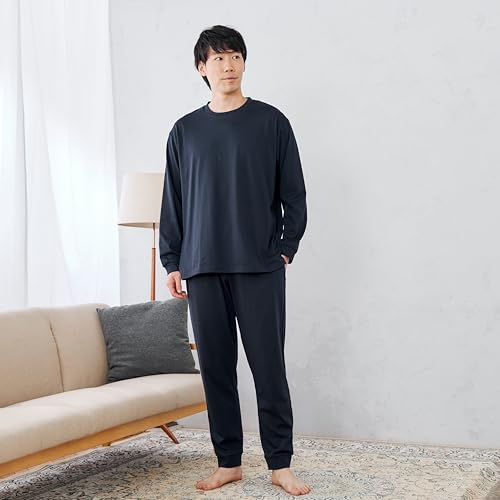 25S 疲労回復リカバリーケア+上下_2410003紺M 中間 画像