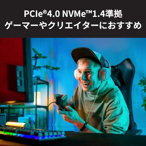 キオクシア KIOXIA 内蔵 SSD 2TB NVMe M.2 Type 2280 PCIe Gen 4.0×4 (最大読込: 5,000MB/s) 国産BiCS FLASH TLC搭載 国内正規代理店5年保証 EXCERIA PLUS G3 SSD-CK2.0N4PLG3N【国内正規代理店保証品】 中間 画像