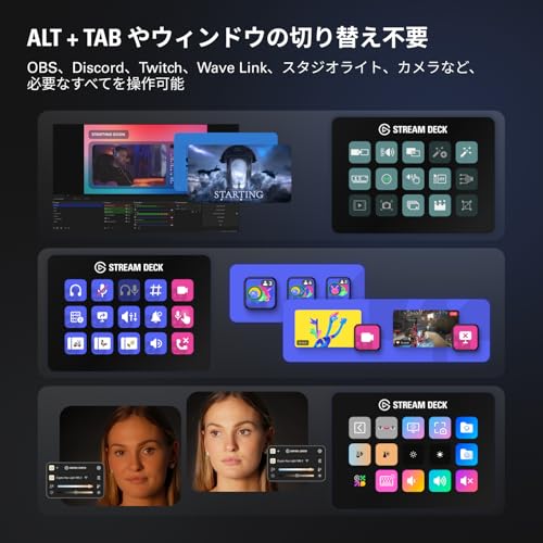 【Amazon.co.jp限定】Elgato Stream Deck MK.2 エルガトストリームデック MK.2【15キー配列】ライブコンテンツ作成用のコントローラー 配信者向けデバイス OBS/Twitch/YouTube連携 Mac/PC対応 中間 画像