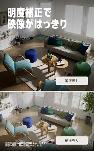 【New】Ring Indoor Cam Plus (リング インドアカム プラス) | レンズカバー付き高画質・広角2Kビデオの屋内用セキュリティカメラ | 4倍ズーム・モーション検知搭載 | Ring Home プラン30日間無料体験付き - ホワイト 中間 画像