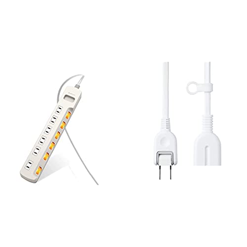 【延長コードセット 2m】 エレコム 電源タップ コンセント 雷ガード 個別スイッチ ほこりシャッター付 6個口 3m ホワイト T-K6A-2630WH 延長コードセット 2m エレコム 電源タップ 実物画像・外観写真