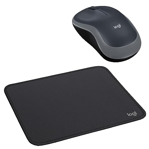 ロジクール マウス マウスパッド セット [ M185CG + MP10GR ] 国内正規品 1枚目 画像