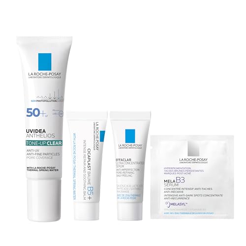 【Amazon.co.jp限定】La Roche-Posay(ラロッシュポゼ) 50周年記念 トーンアップキット クリア UV下地 SPF50+ PA++++ 保湿 敏感肌 うるさら べたつき 混合肌 30ミリリットル La Roche-Posay トーンアップキット クリア UV下地 実物画像・外観写真