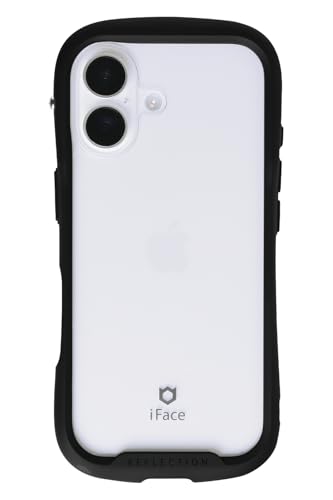 【Amazon.co.jp限定】iFace Reflection iPhone 17 ケース クリア 強化ガラス (ブラック)【エコPKG】【 iphone17 ケース アイフォン17 カバー スマホケース 透明 耐衝撃 ストラップホール付き クリアケース 】 iFace Reflection iPhone 17 ケース クリア 強化ガラス 実物画像・外観写真